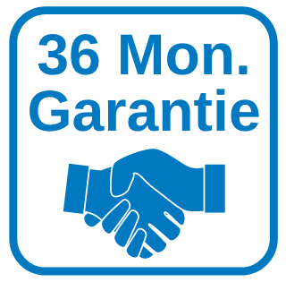 36 Monate Garantie / 30 Tage Rückgaberecht
